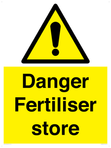 Danger Fertiliser store